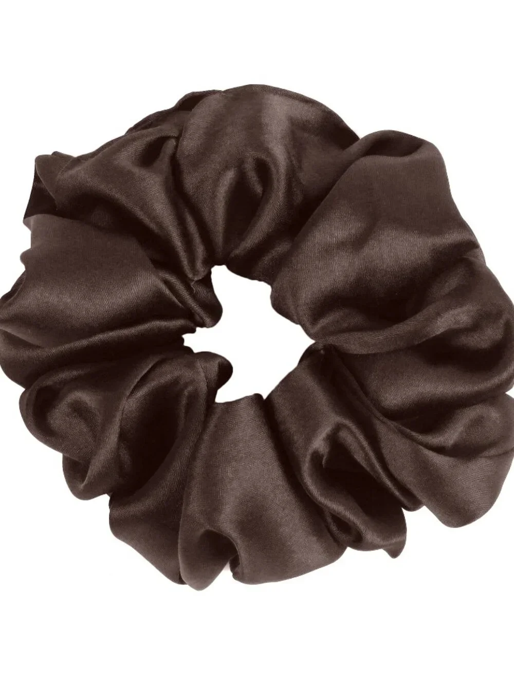 5 Piece Premium Satin Scrunchies – Soft Hair-Friendly Elastic Hair Ties